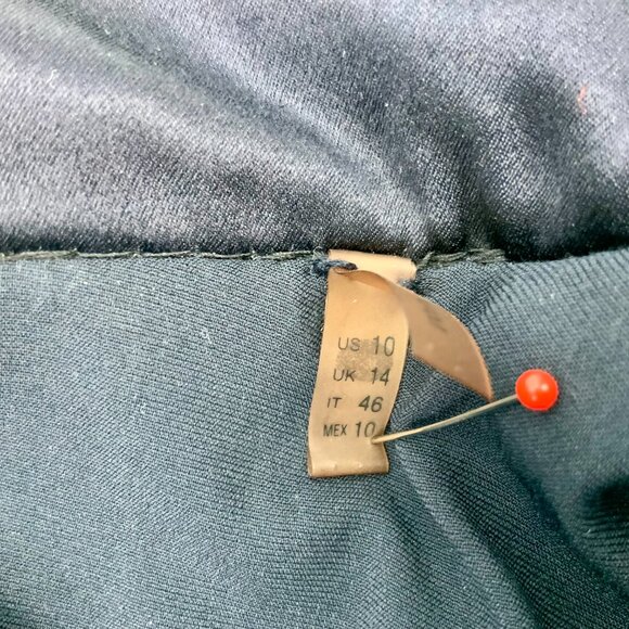 Elie Tahari Tori Blue Metallic Tweed Blazer Sz 10 - Picture 15 of 16